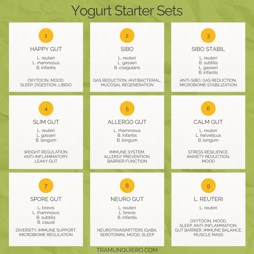 Starter Set "Allergo Gut" | L. rhamnosus, B. infantis, B. longum Yogurt
